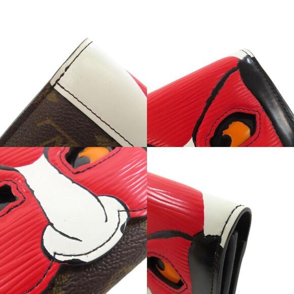 LOUIS VUITTON Red Monogram Wallet - Picture 9 of 11